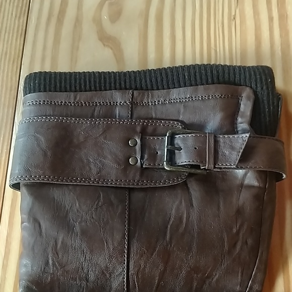 Womens MixNo6 brown boots size 9 1/2 - Picture 2 of 5